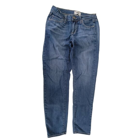 Paige Verdugo Ankle Jeans Womens Size 25 Skinny Low Rise Medium Wash Denim Pants - Picture 2 of 5